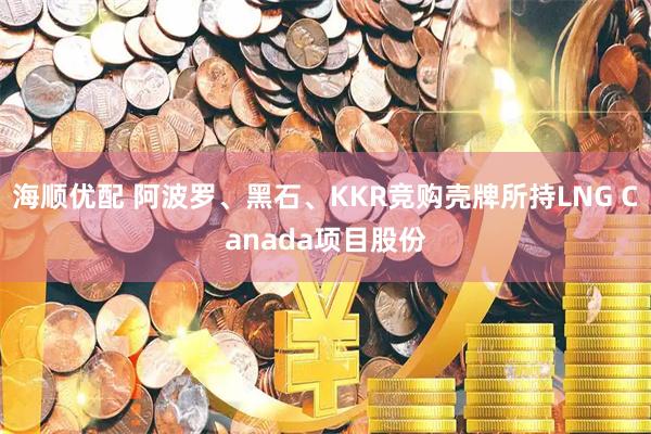 海顺优配 阿波罗、黑石、KKR竞购壳牌所持LNG Canada项目股份